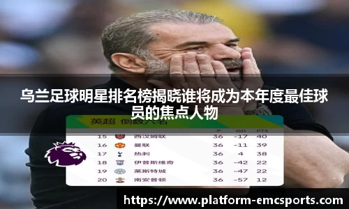乌兰足球明星排名榜揭晓谁将成为本年度最佳球员的焦点人物